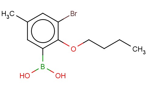 3-BROMO-2-BUTOXY-5-METHYLPHENYLBORONIC ACID